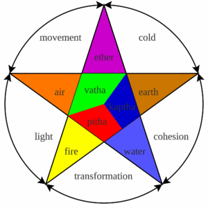 Relation of tridosha and six tastes in siddha medicine
